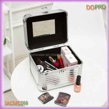 3 in 1 Set Single Open Small Travel Beauty Case with Mirror (SACMC068)